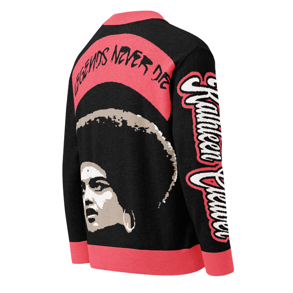 Kathleen Cleaver x Legends Never Die Unisex Knitted Cardigan