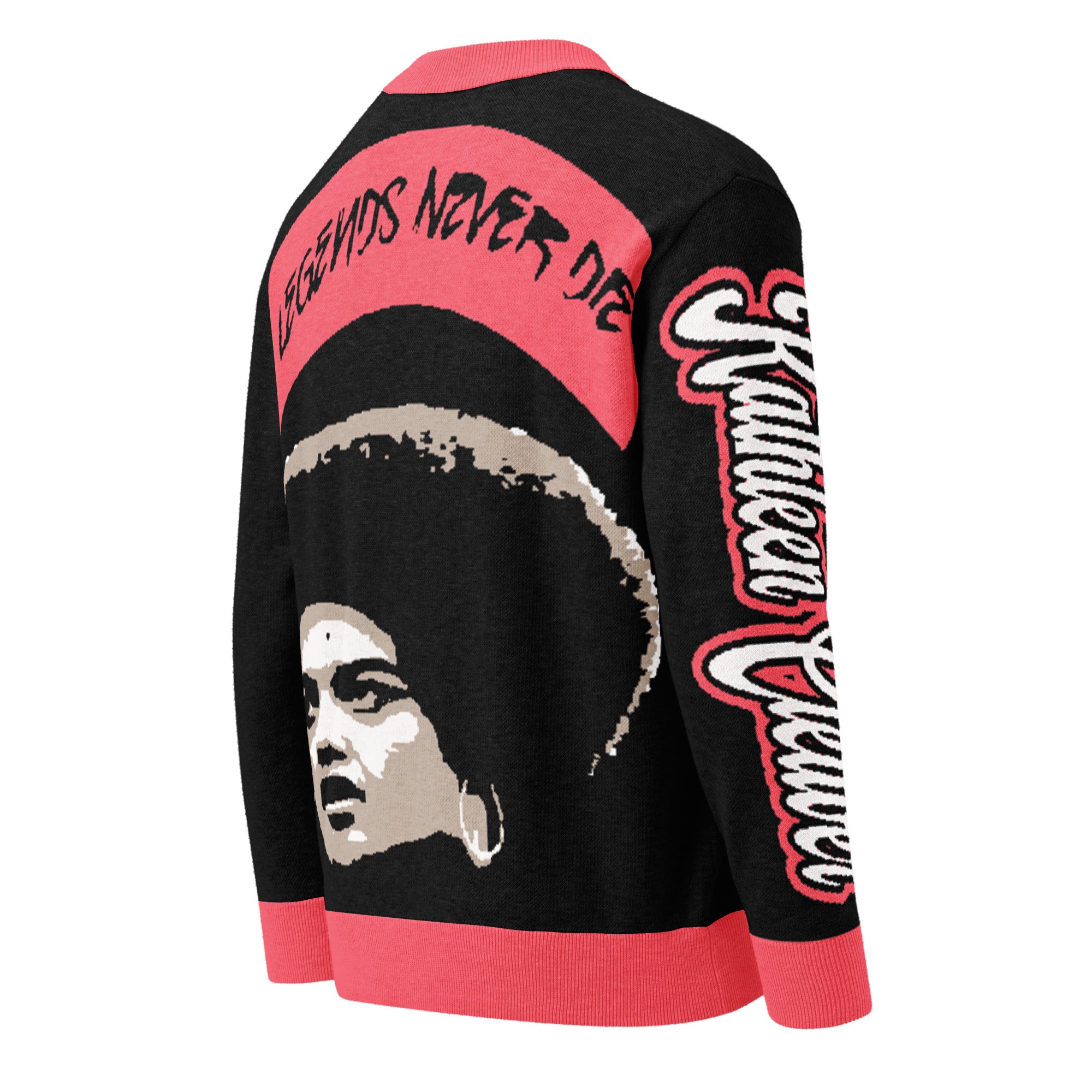 Kathleen Cleaver x Legends Never Die Unisex Knitted Cardigan