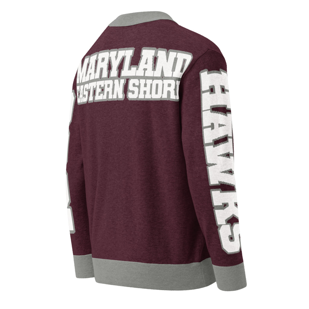 University Maryland Eastern Shore Knitted Cardigan