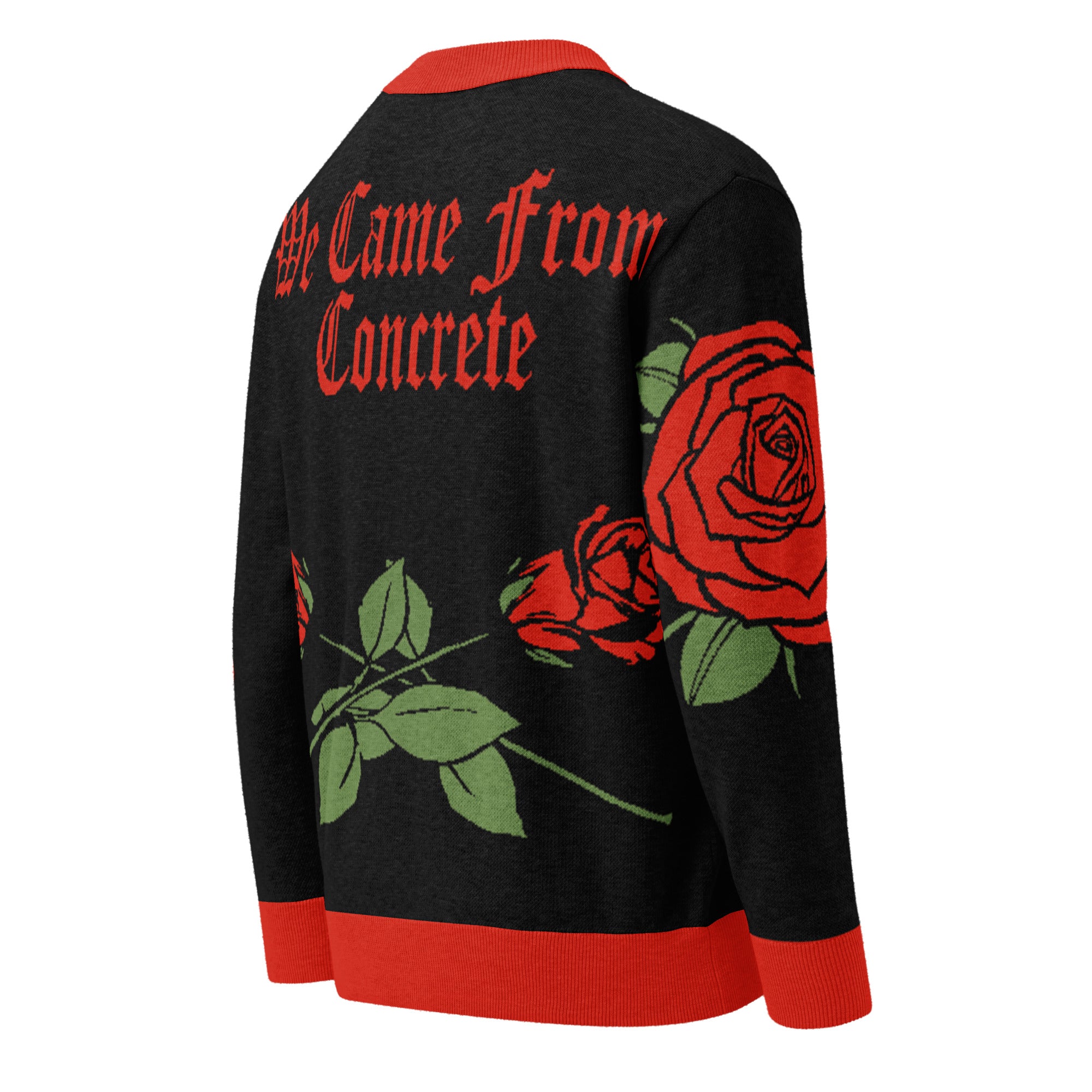 We Came From Concrete Knitted Cardigan