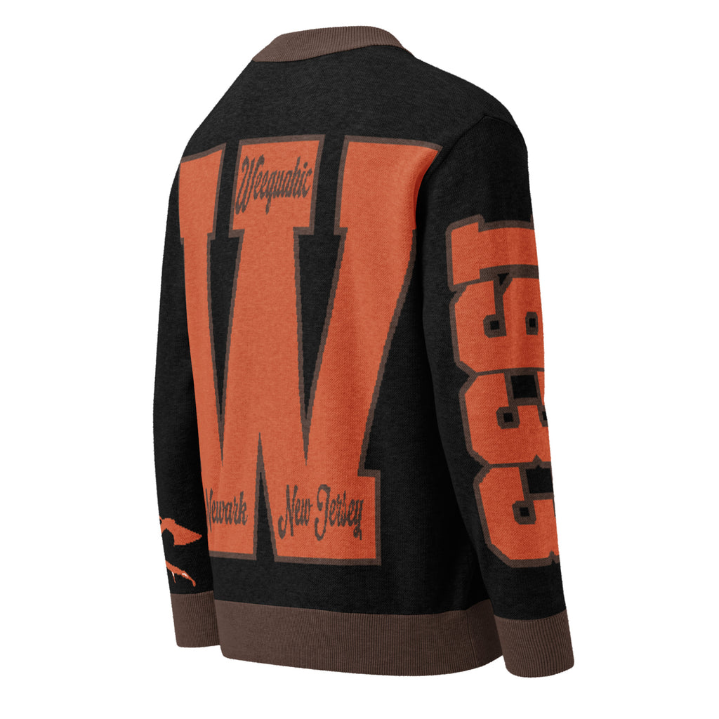 Weequahic High School Letterman Knitted Cardigan