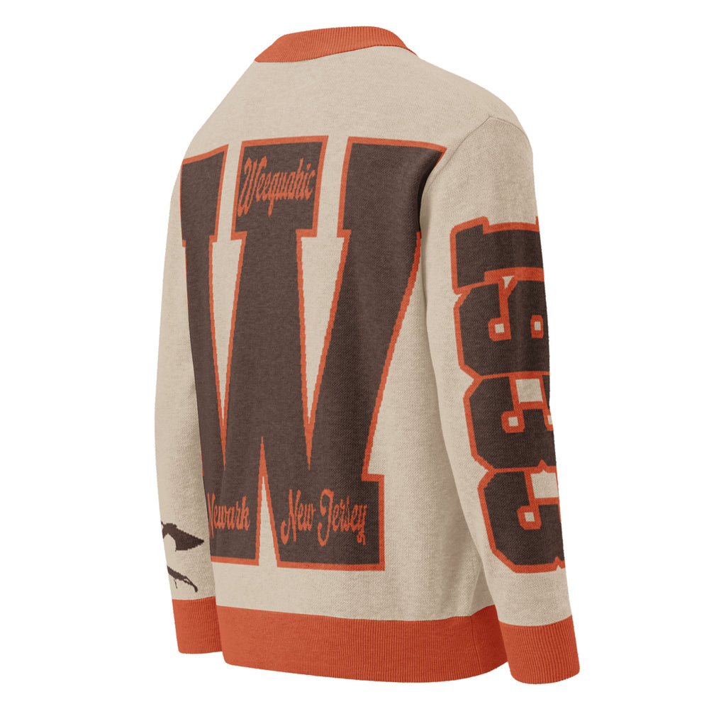 Weequahic High School Letterman Knitted Cardigan