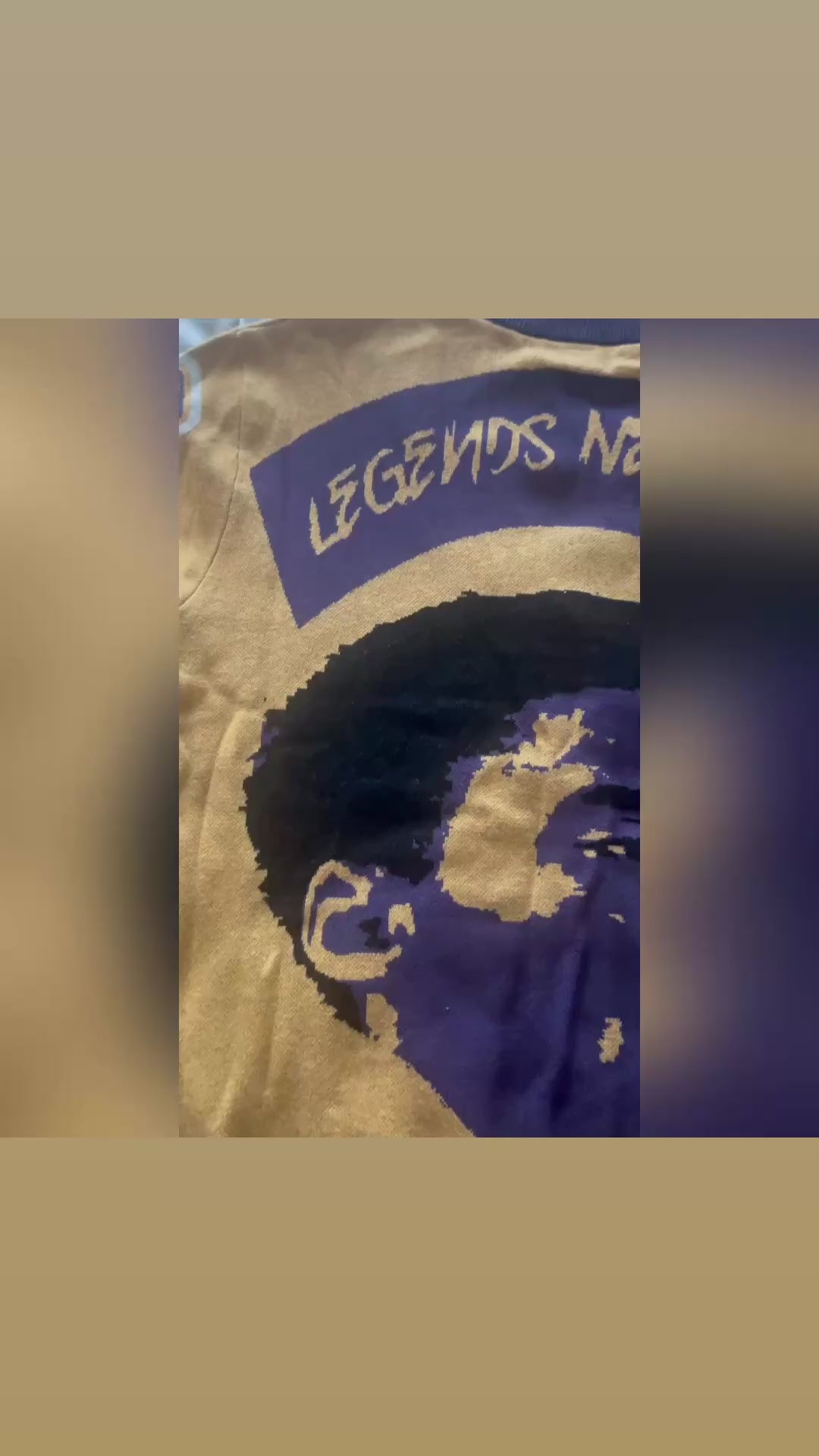 Kobe Bryant x Legends Never Die v.2 Knitted Cardigan