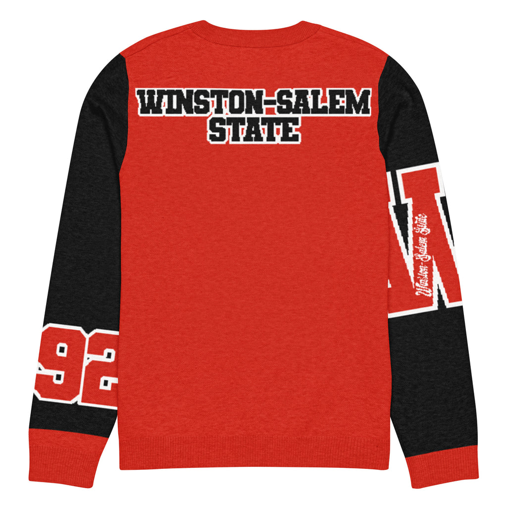 Winston-Salem State Knitted Crewneck Sweater