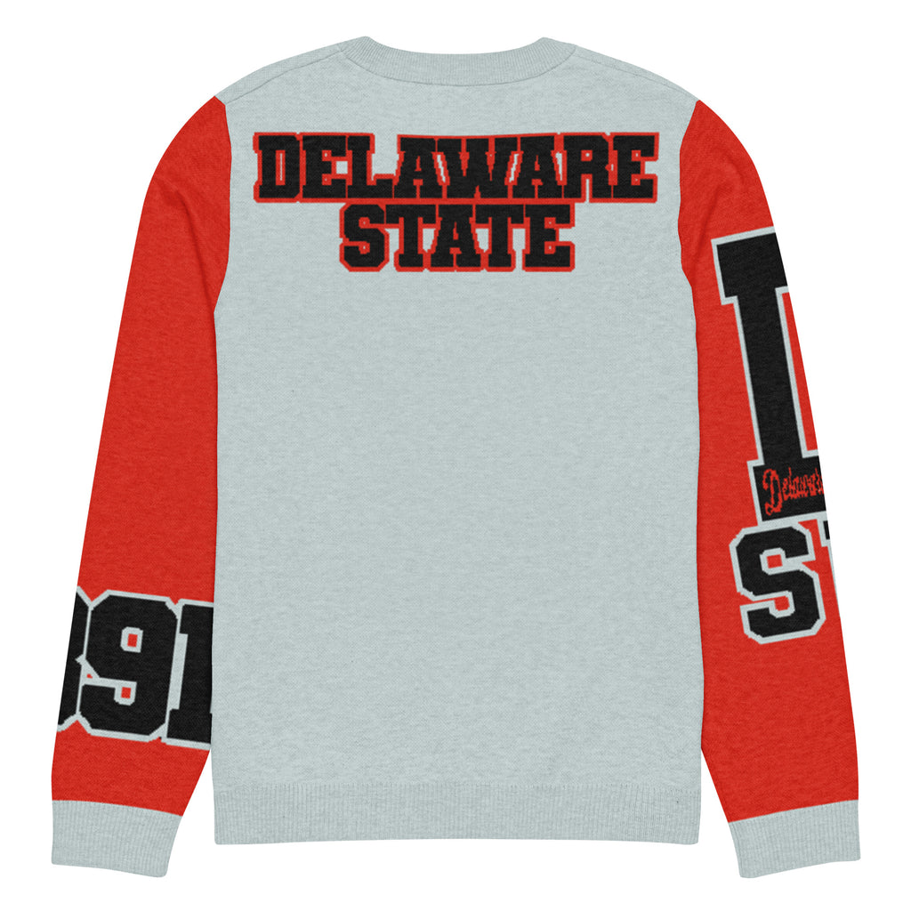 Delaware State Knitted Crewneck Sweater