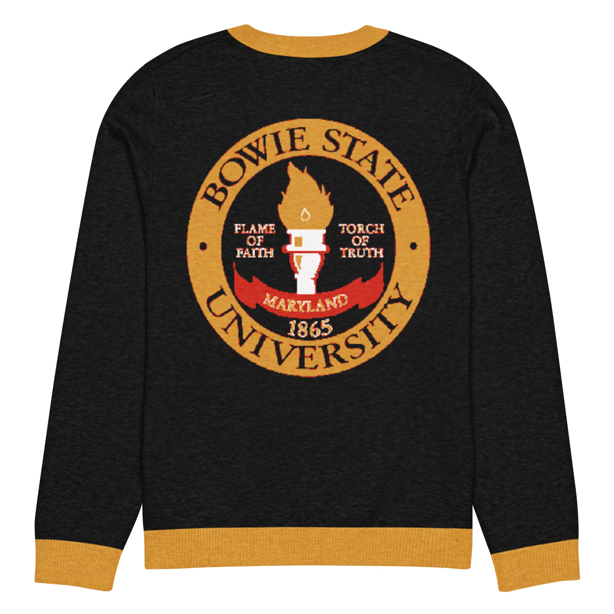 Bowie State "The Campus" Knitted Crewneck Sweater