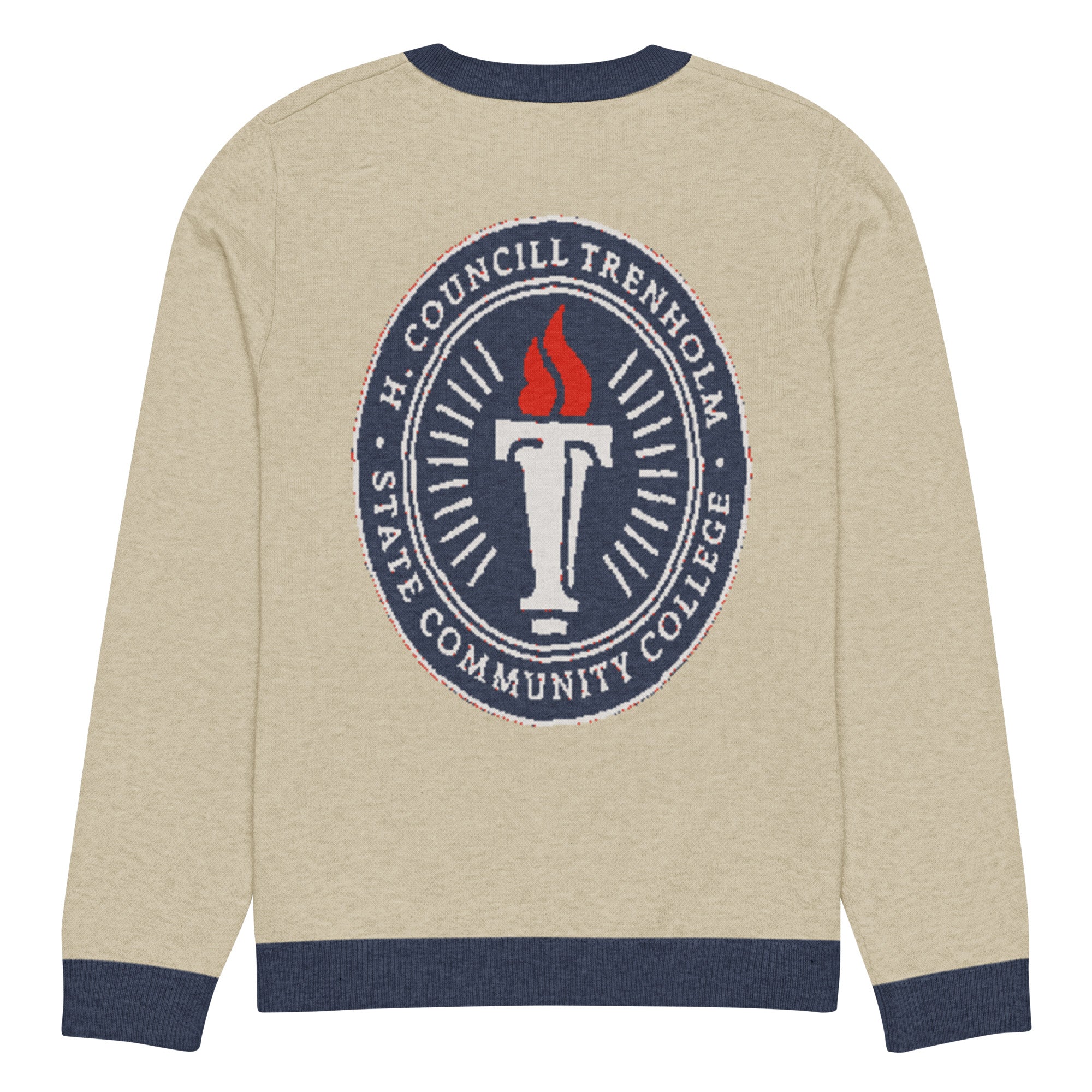 H. Councill Trenholm State Community College "The Campus" Knitted Crewneck Sweater