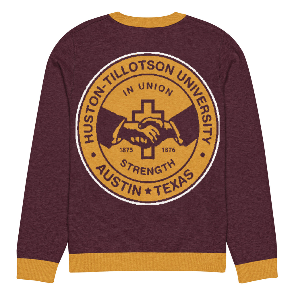 Huston-Tillotson "The Campus" Knitted Crewneck Sweater