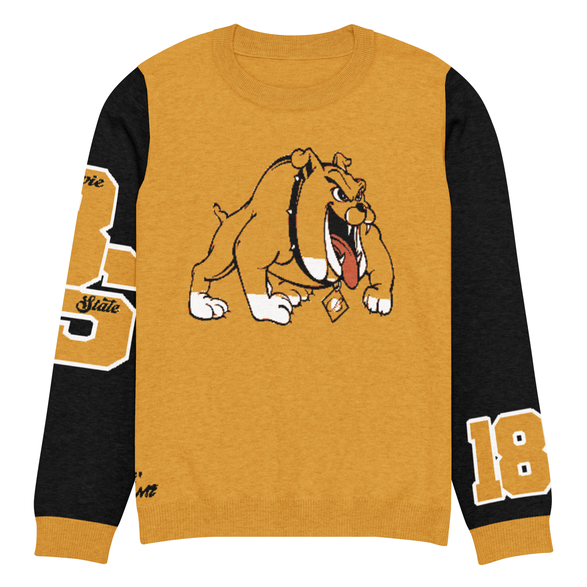 Bowie State Knitted Crewneck Sweater