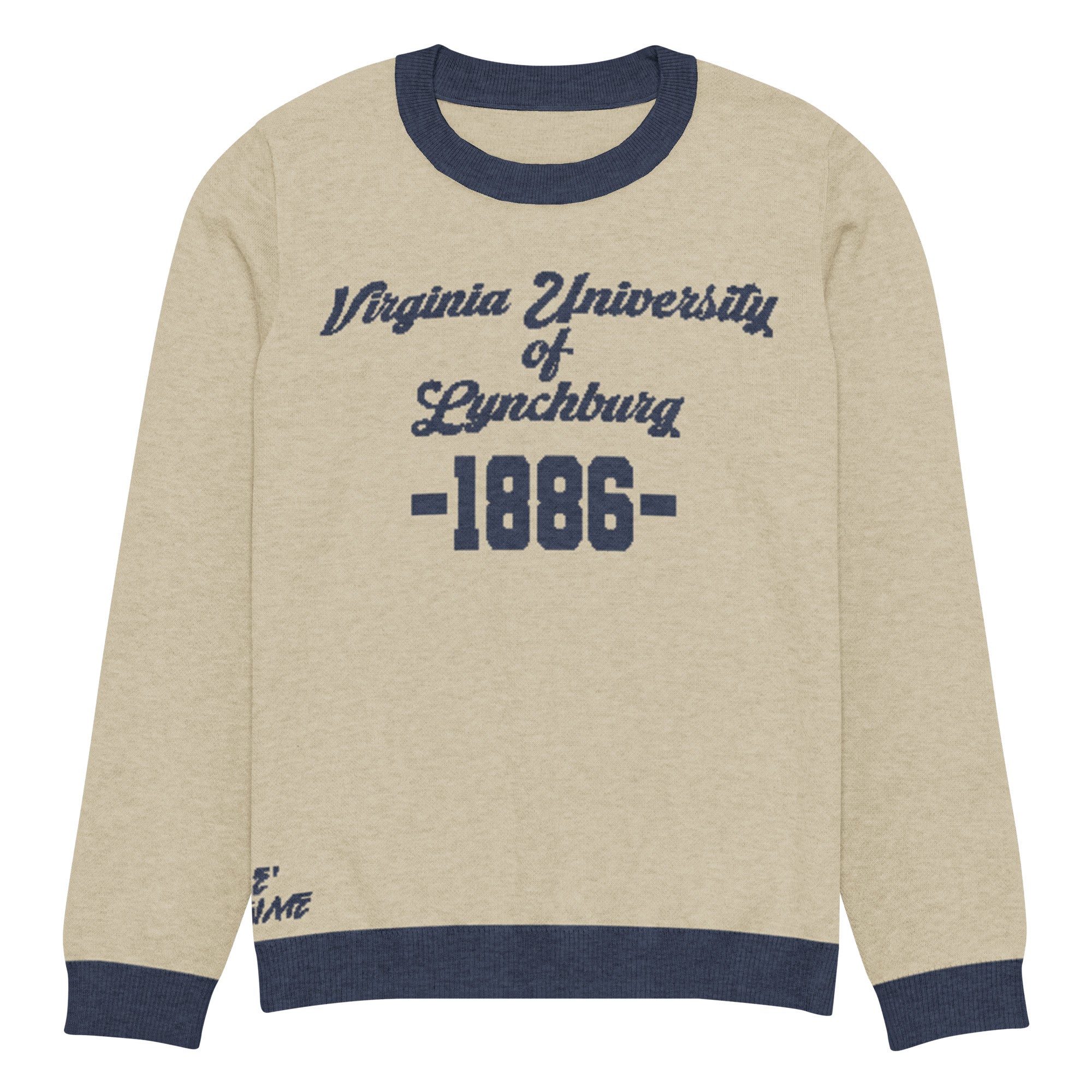 Virginia University of Lynchburg "Signing Day" Knitted Crewneck Sweater