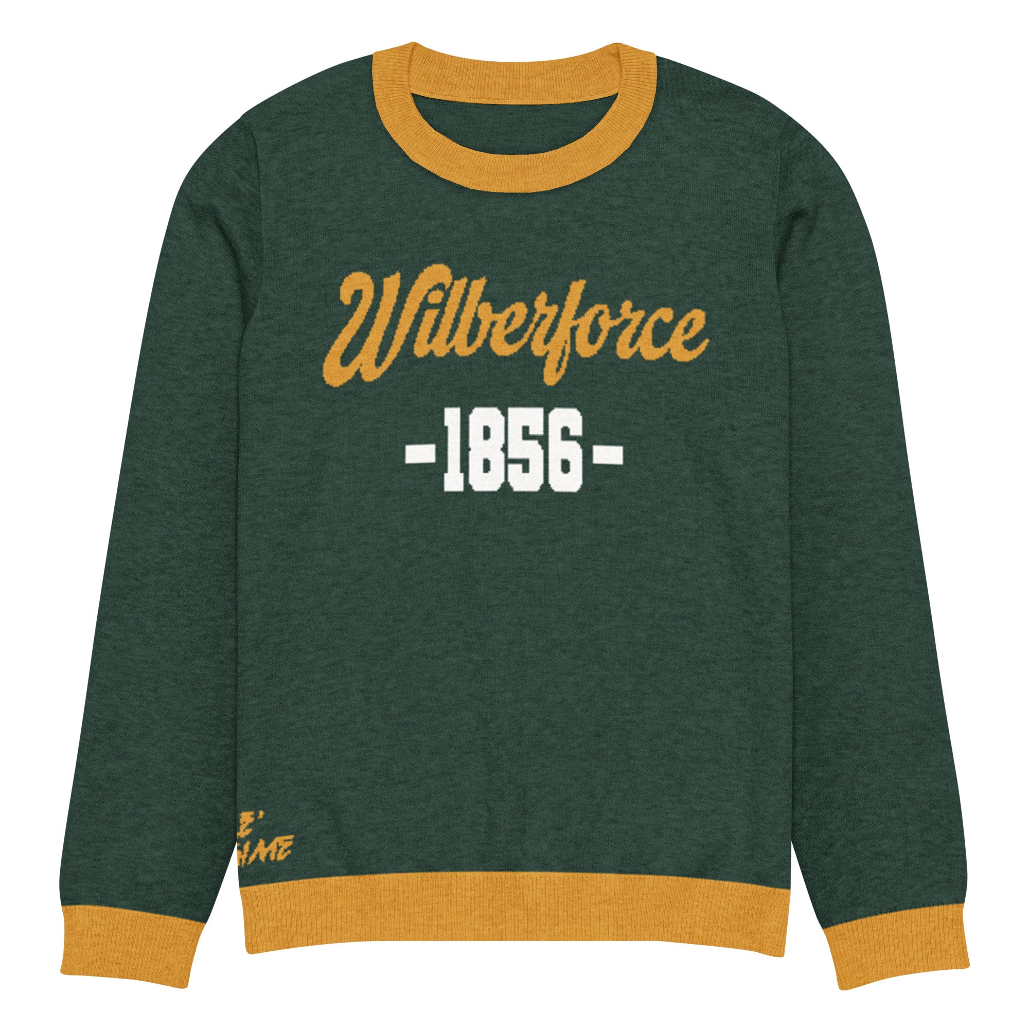 Wilberforce University "Signing Day" Knitted Crewneck Sweater