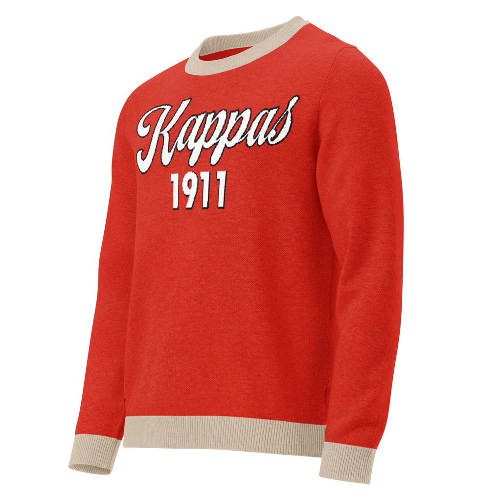 Kappa Alpha Psi "Kappas" Knitted Crewneck Sweater