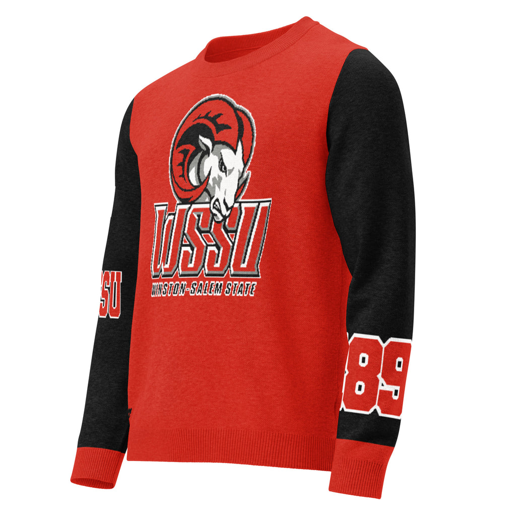 Winston-Salem State Knitted Crewneck Sweater