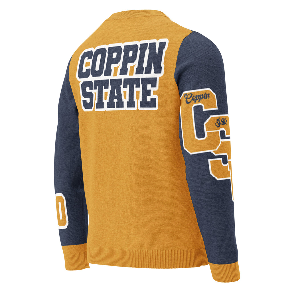 Coppin State Knitted Crewneck Sweater