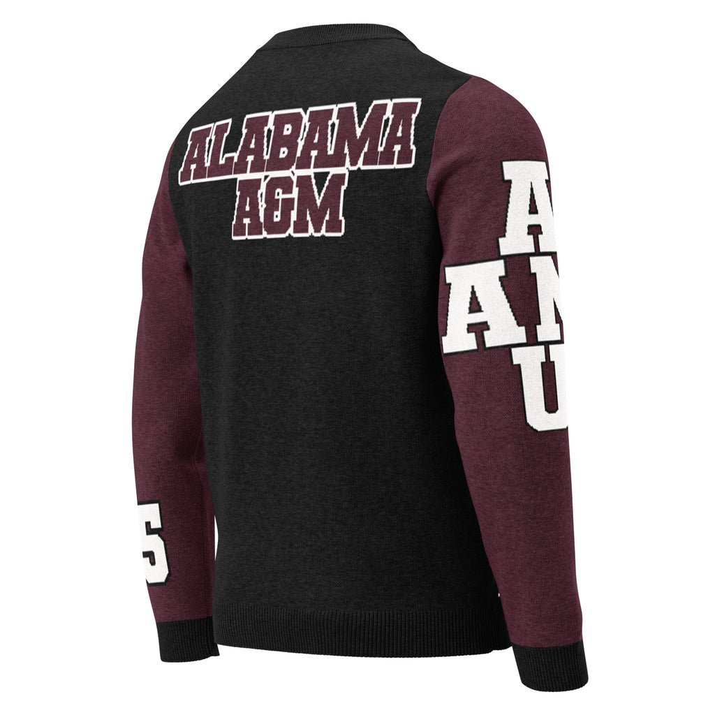 Alabama A&M Knitted Crewneck Sweater