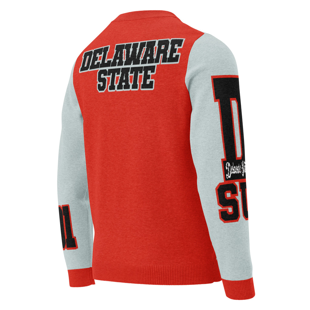 Delaware State Knitted Crewneck Sweater