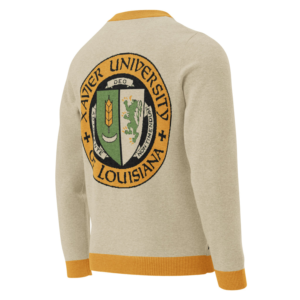 Xavier University of Louisiana "The Campus" Knitted Crewneck Sweater