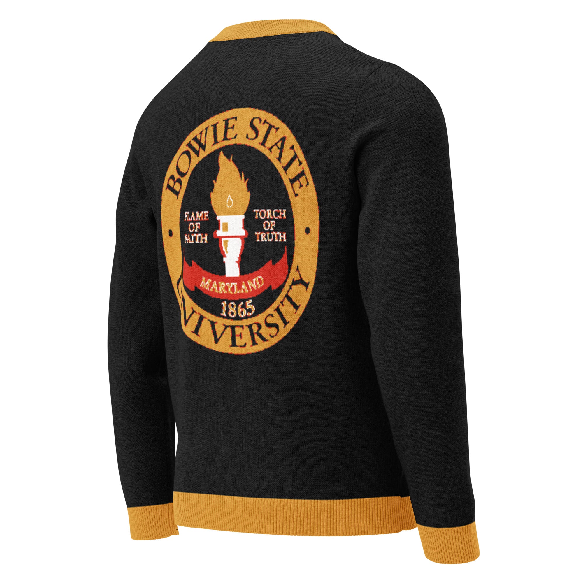 Bowie State "The Campus" Knitted Crewneck Sweater