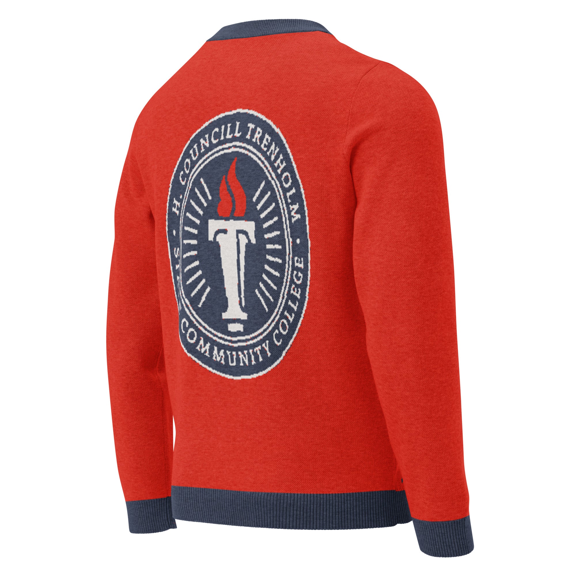 H. Councill Trenholm State Community College "The Campus" Knitted Crewneck Sweater