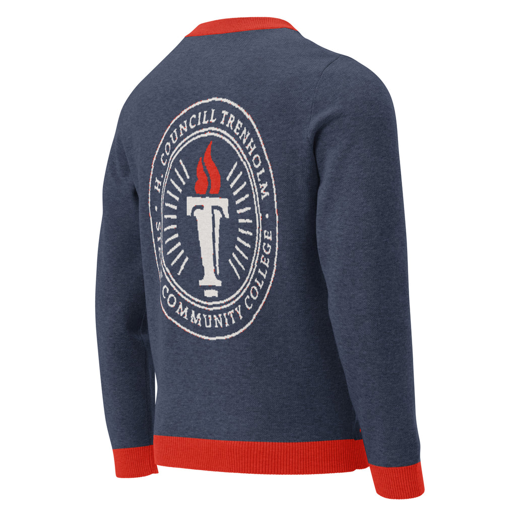 H. Councill Trenholm State Community College "The Campus" Knitted Crewneck Sweater