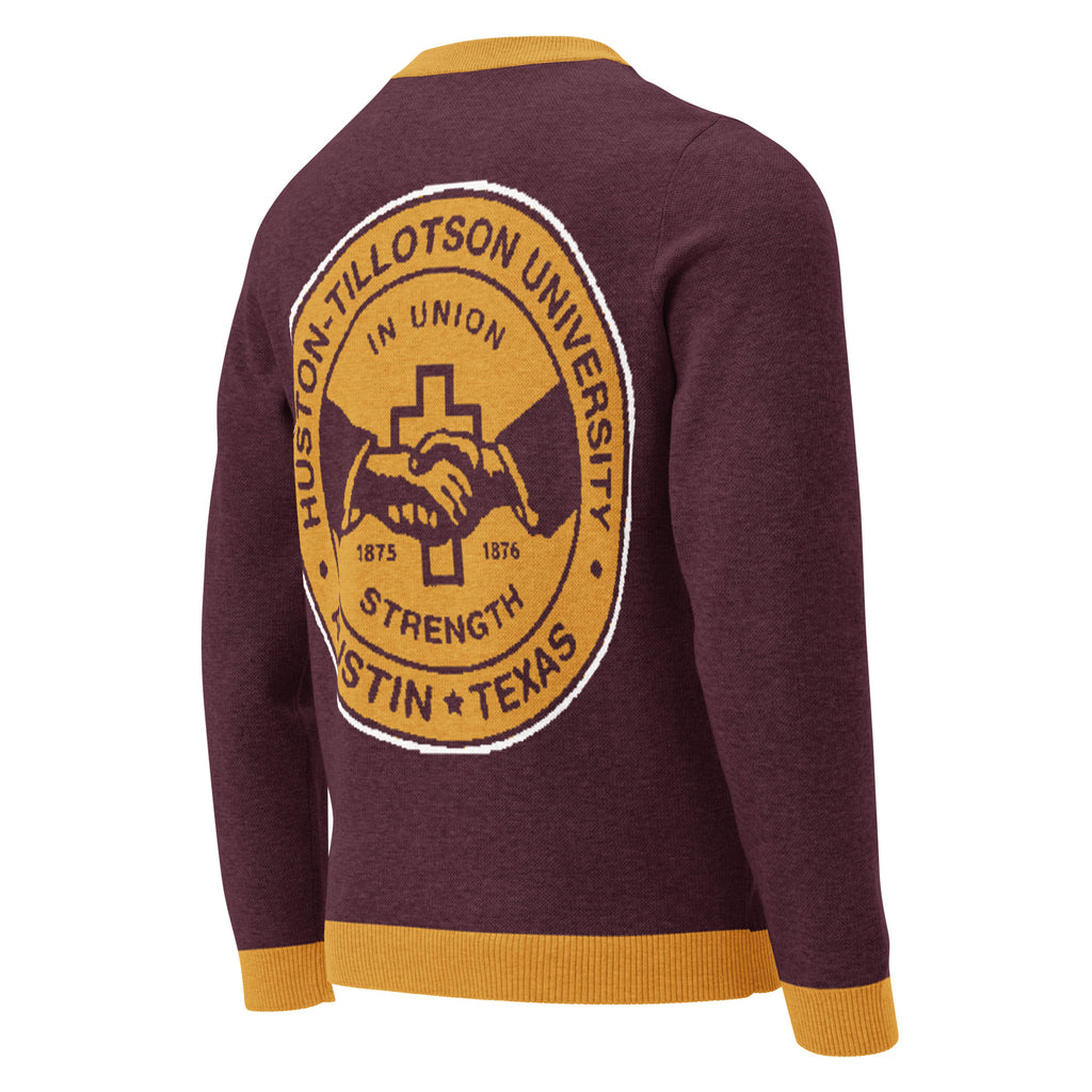 Huston-Tillotson "The Campus" Knitted Crewneck Sweater