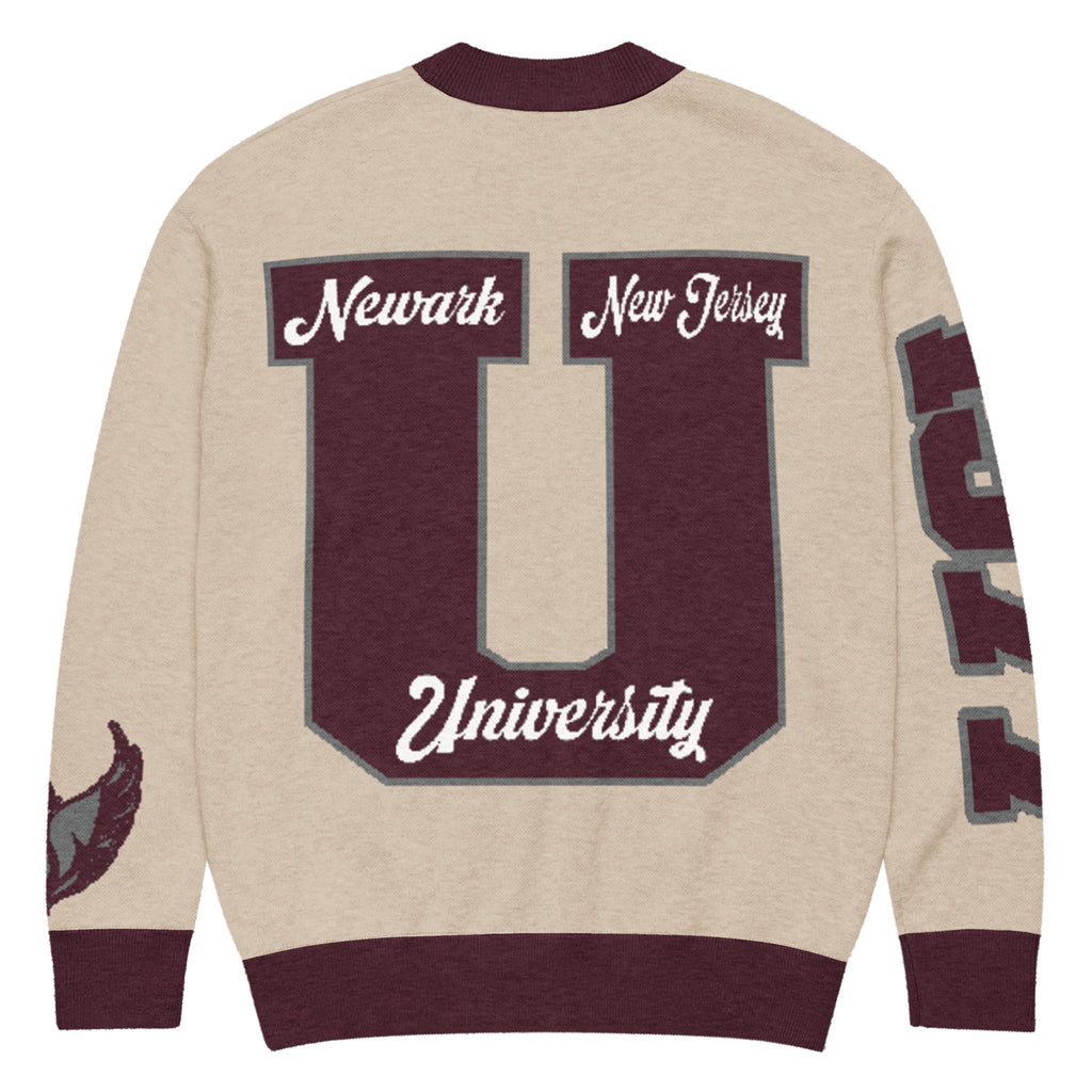 University High School Letterman Knitted Cardigan