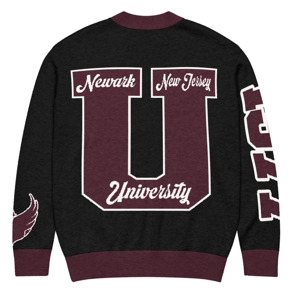 University High School Letterman Knitted Cardigan