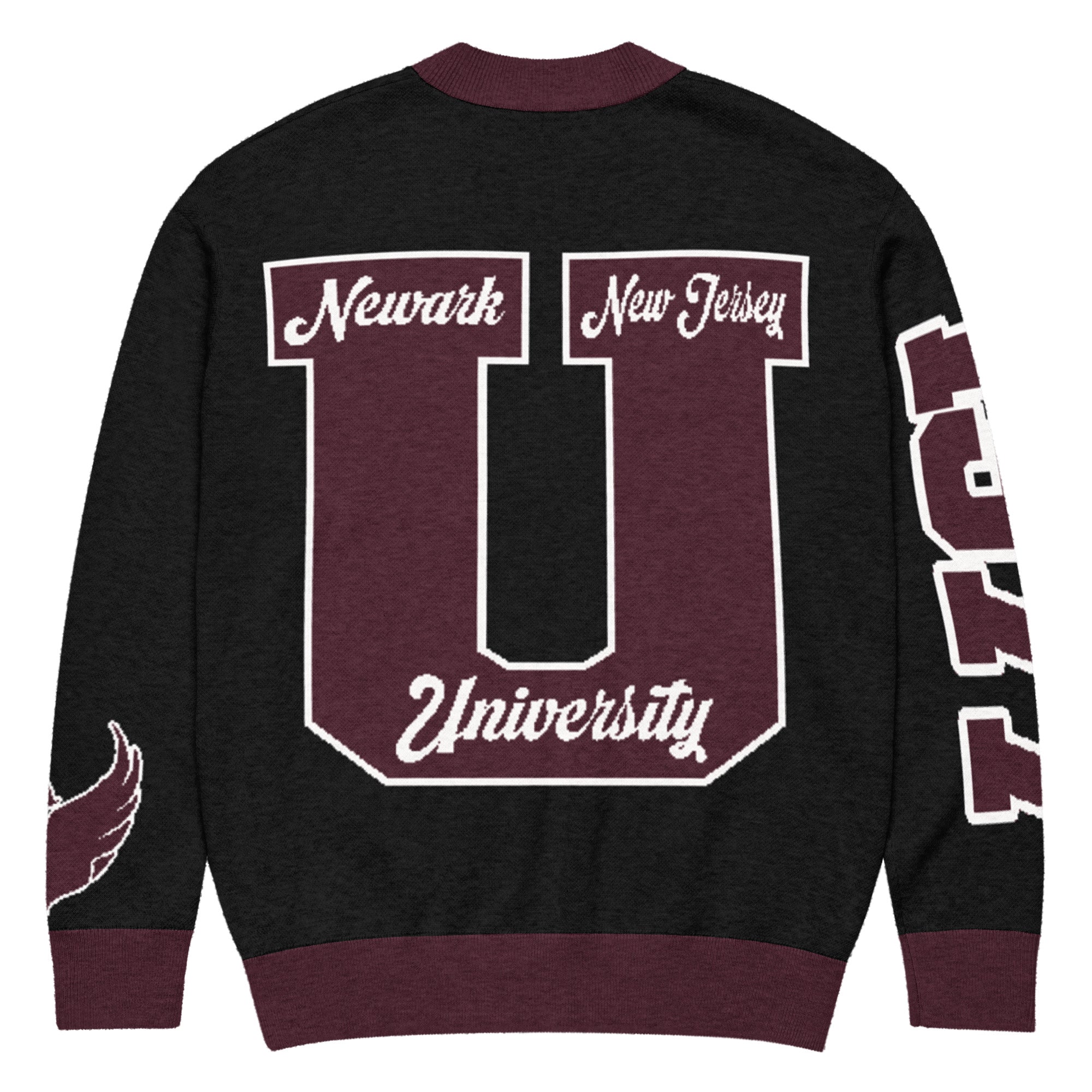 University High School Letterman Knitted Cardigan