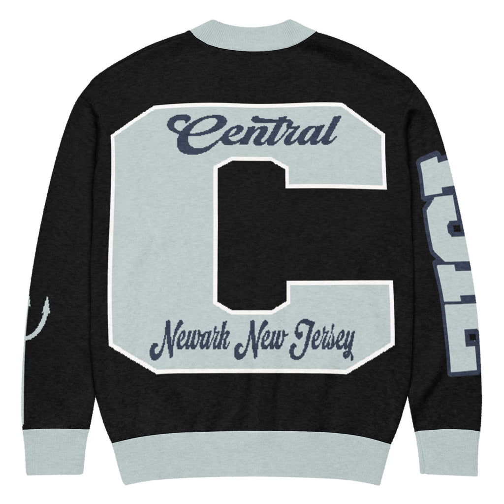 Central High School Letterman Knitted Cardigan