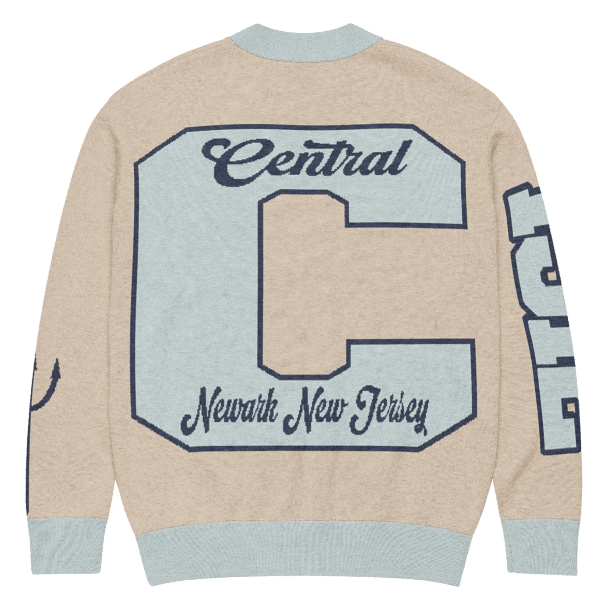 Central High School Letterman Knitted Cardigan