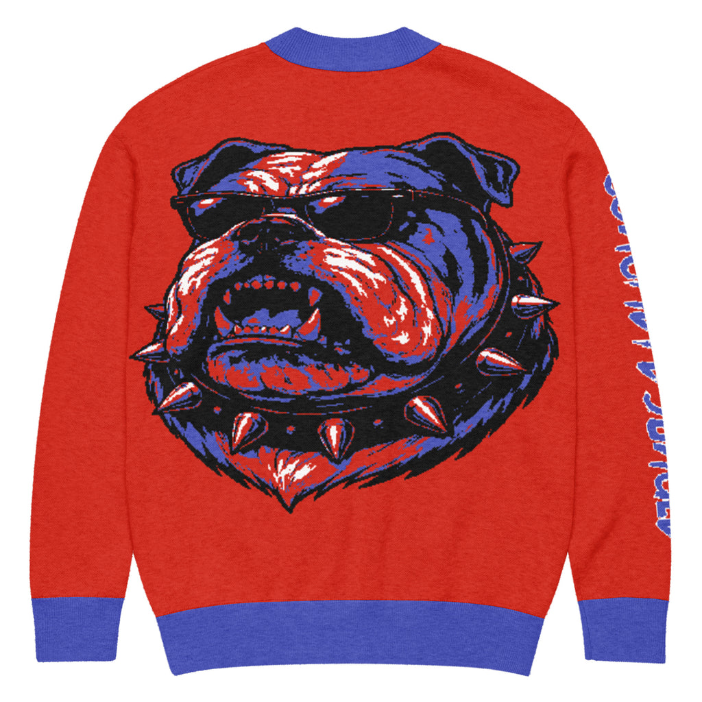 The Bulldog x Concrete Jungle Knitted Cardigan