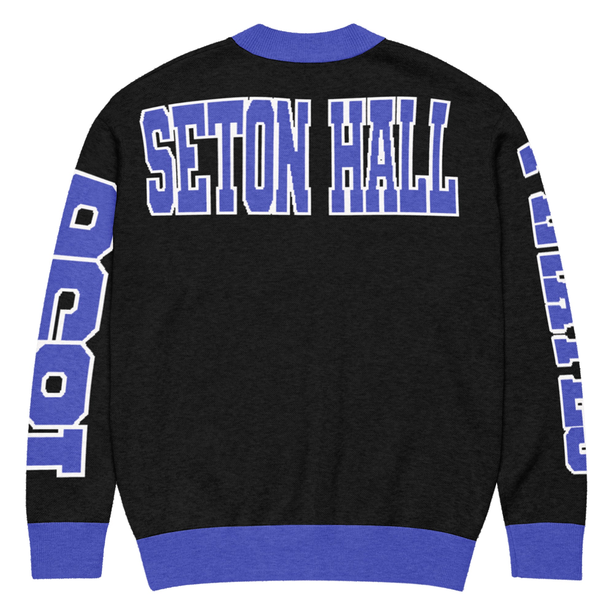 Seton Hall Retro Varsity Knitted Cardigan