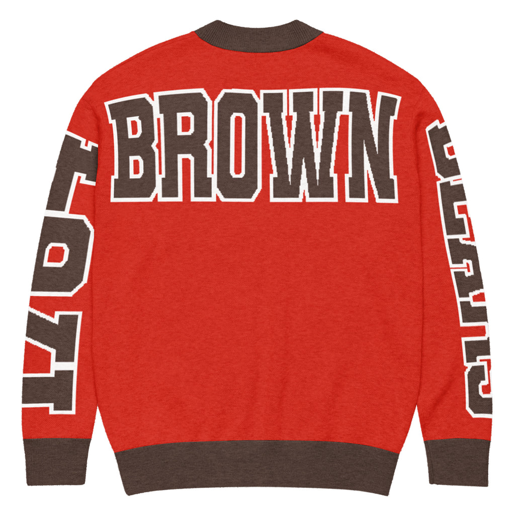 Brown University Retro Varsity Knitted Cardigan