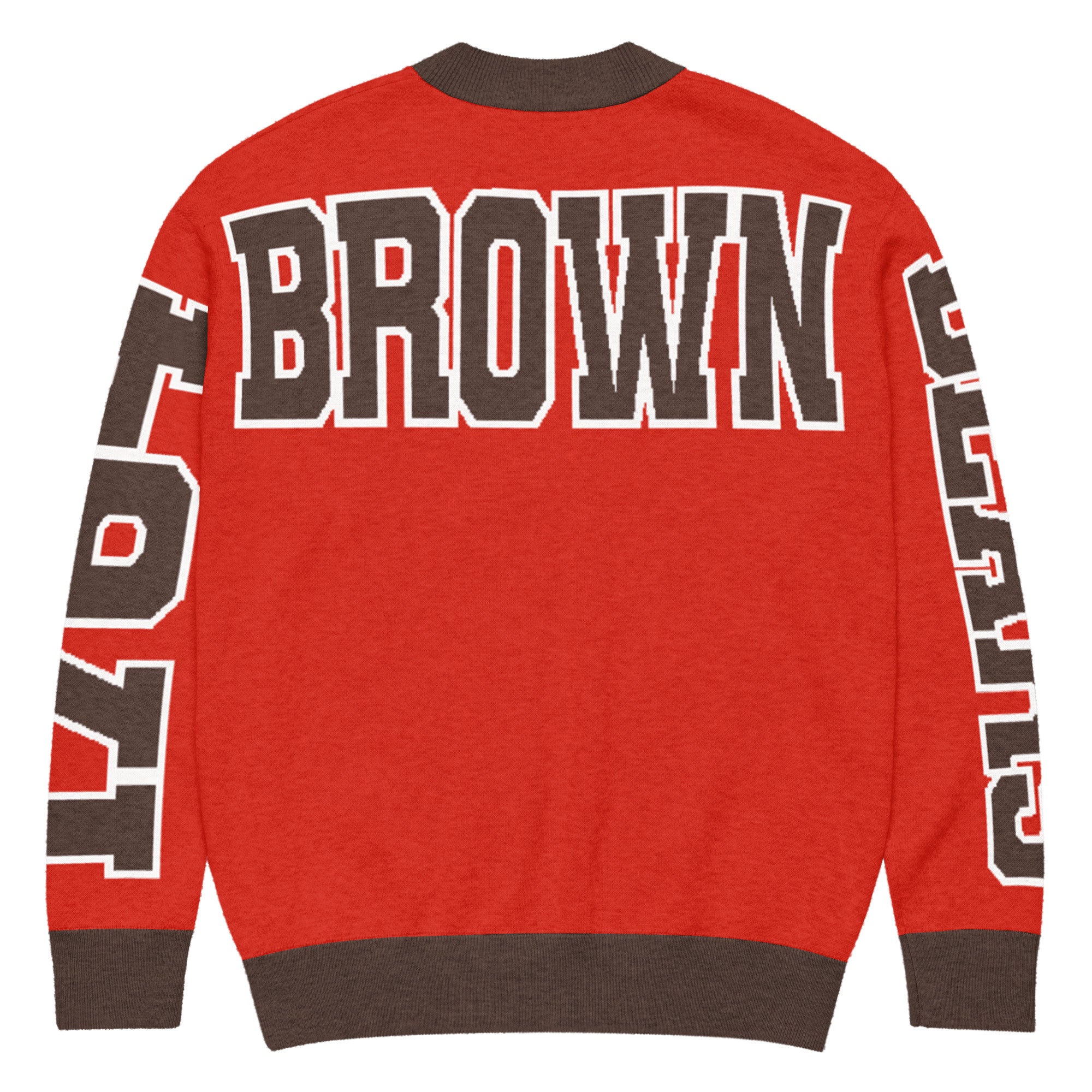 Brown University Retro Varsity Knitted Cardigan