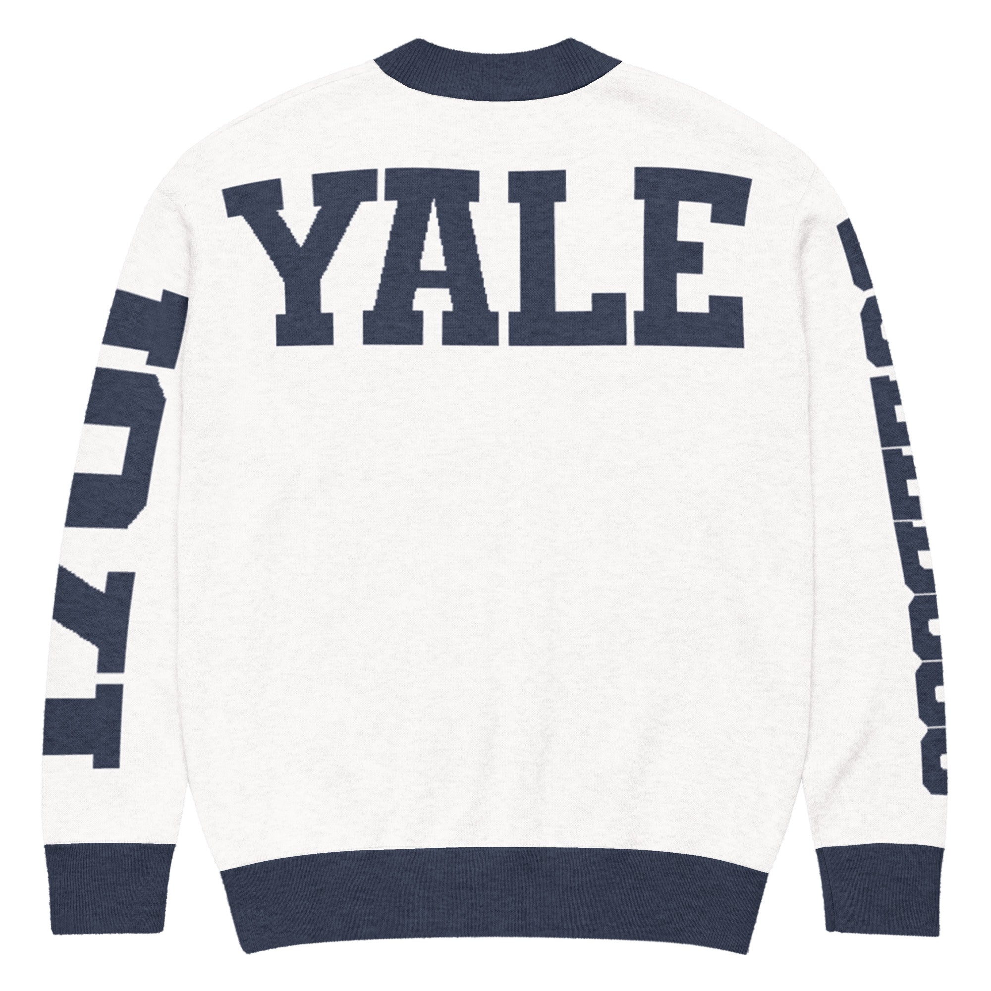 Yale University Retro Varsity Knitted Cardigan