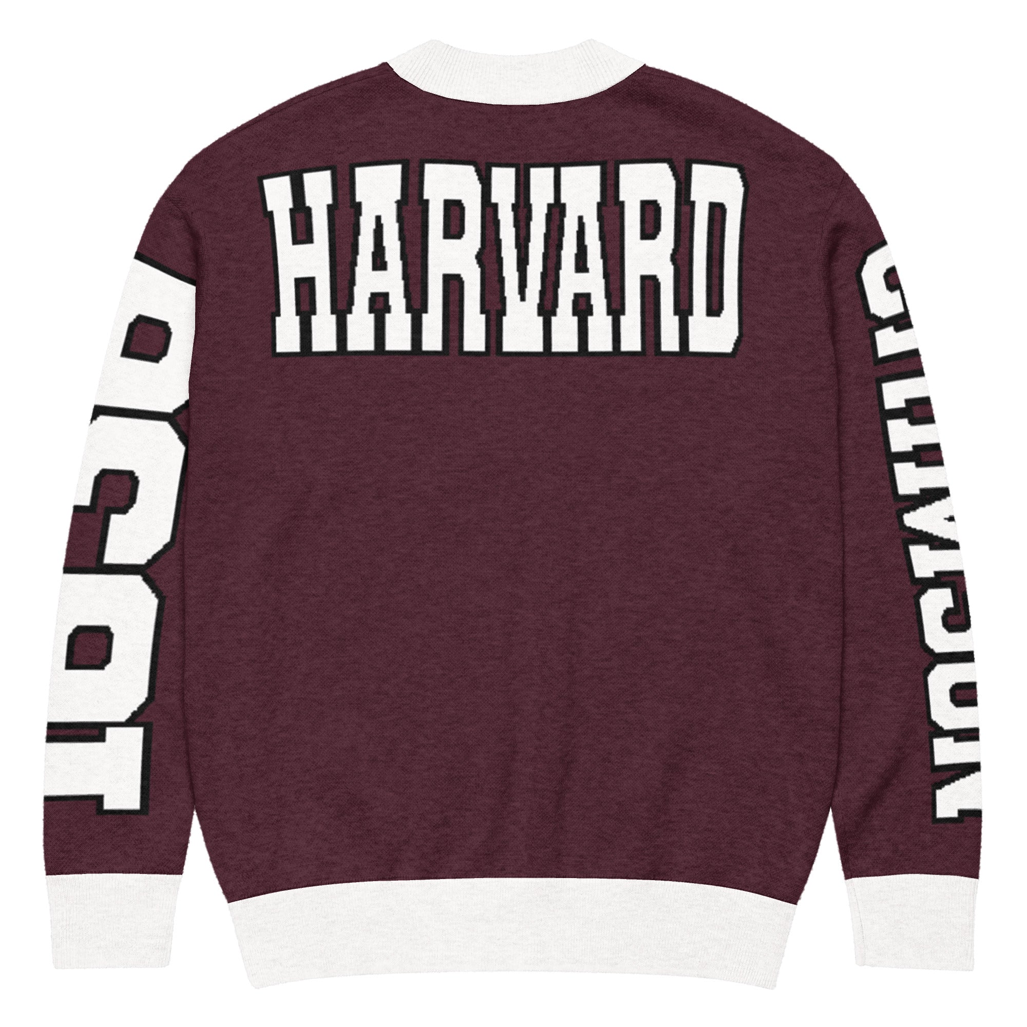 Harvard University Retro Varsity Knitted Cardigan