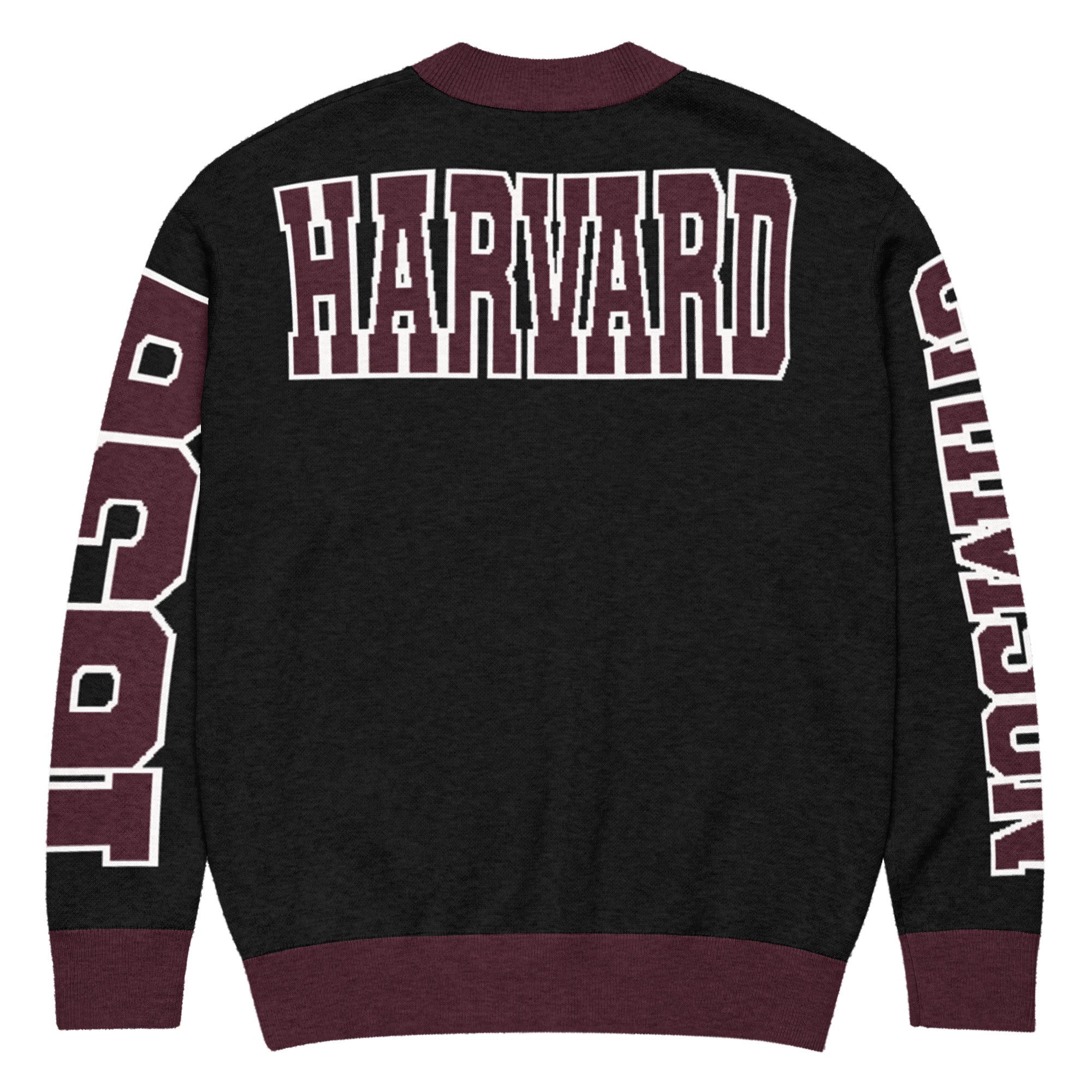 Harvard University Retro Varsity Knitted Cardigan