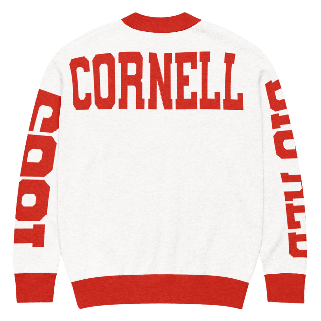 Cornell University Retro Varsity Knitted Cardigan