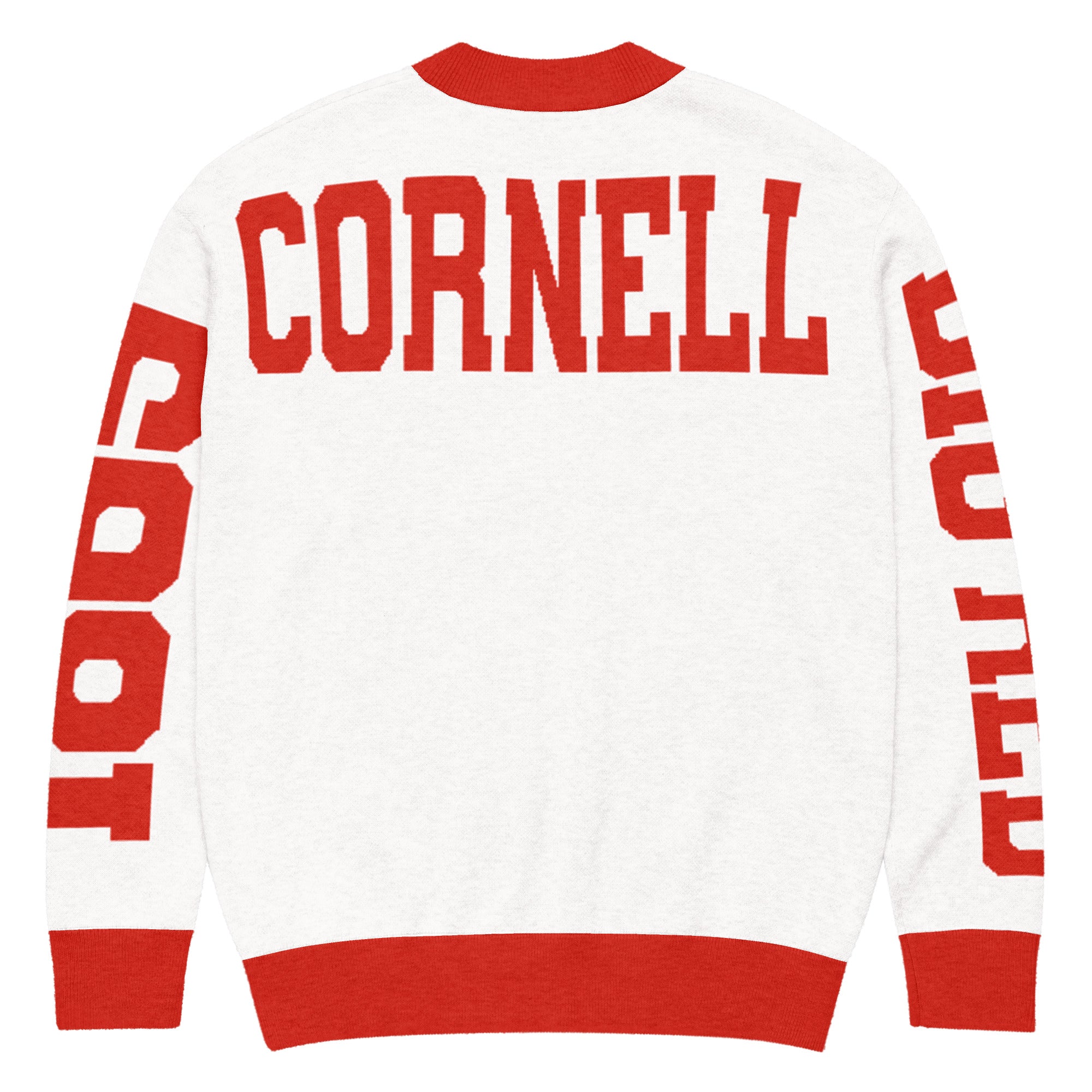Cornell University Retro Varsity Knitted Cardigan