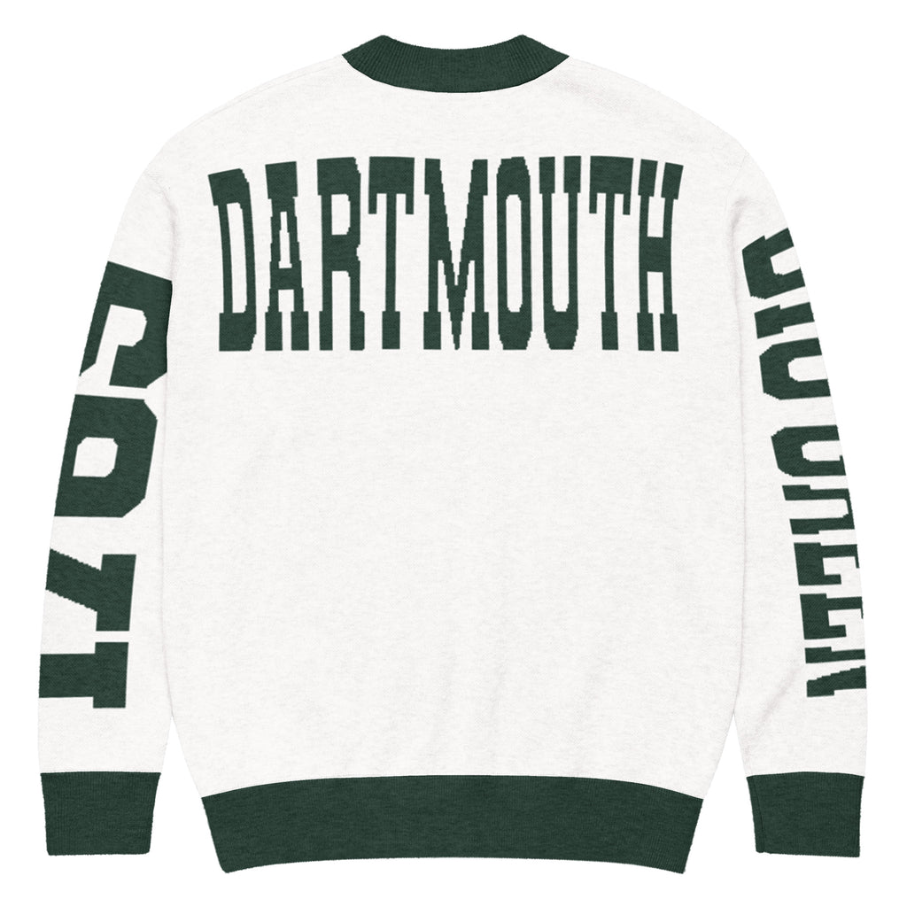 Dartmouth College Retro Varsity Knitted Cardigan