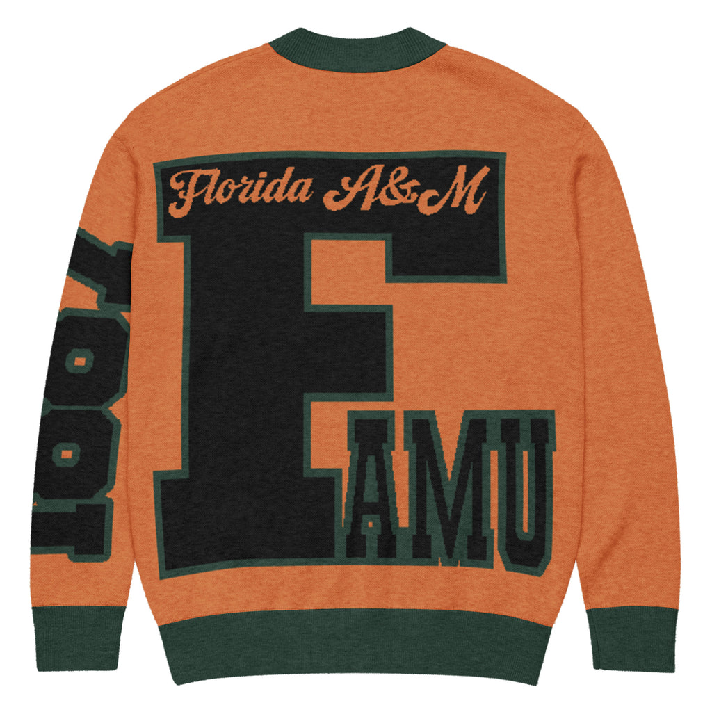 Florida A&M Varsity Unisex Knitted Cardigan