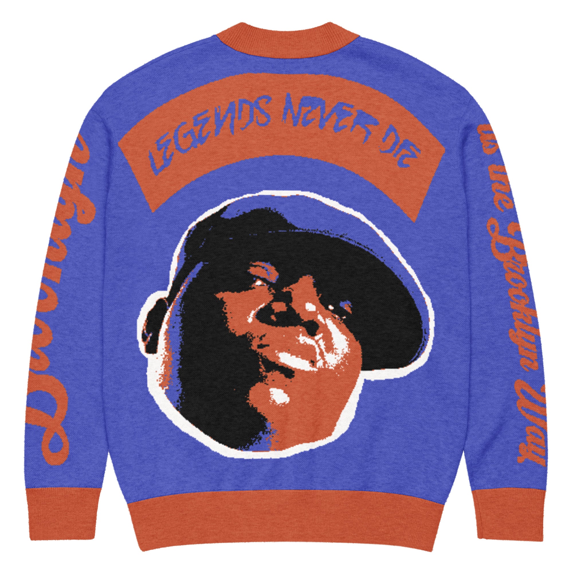 Biggie x Legends Never Die Knitted Cardigan