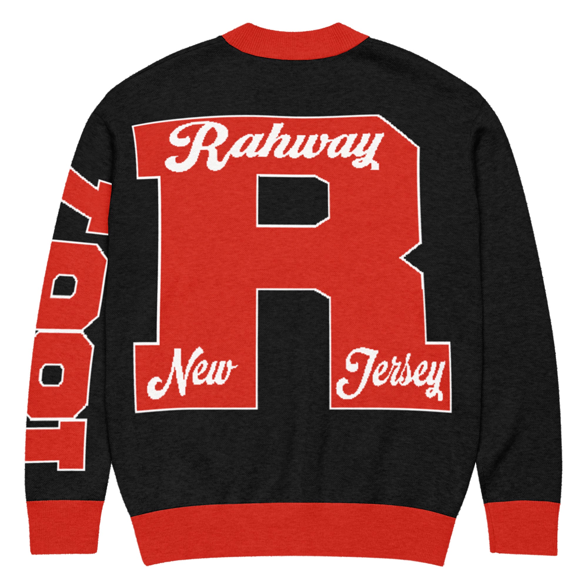 Rahway High (NJ) Letterman Knitted Cardigan