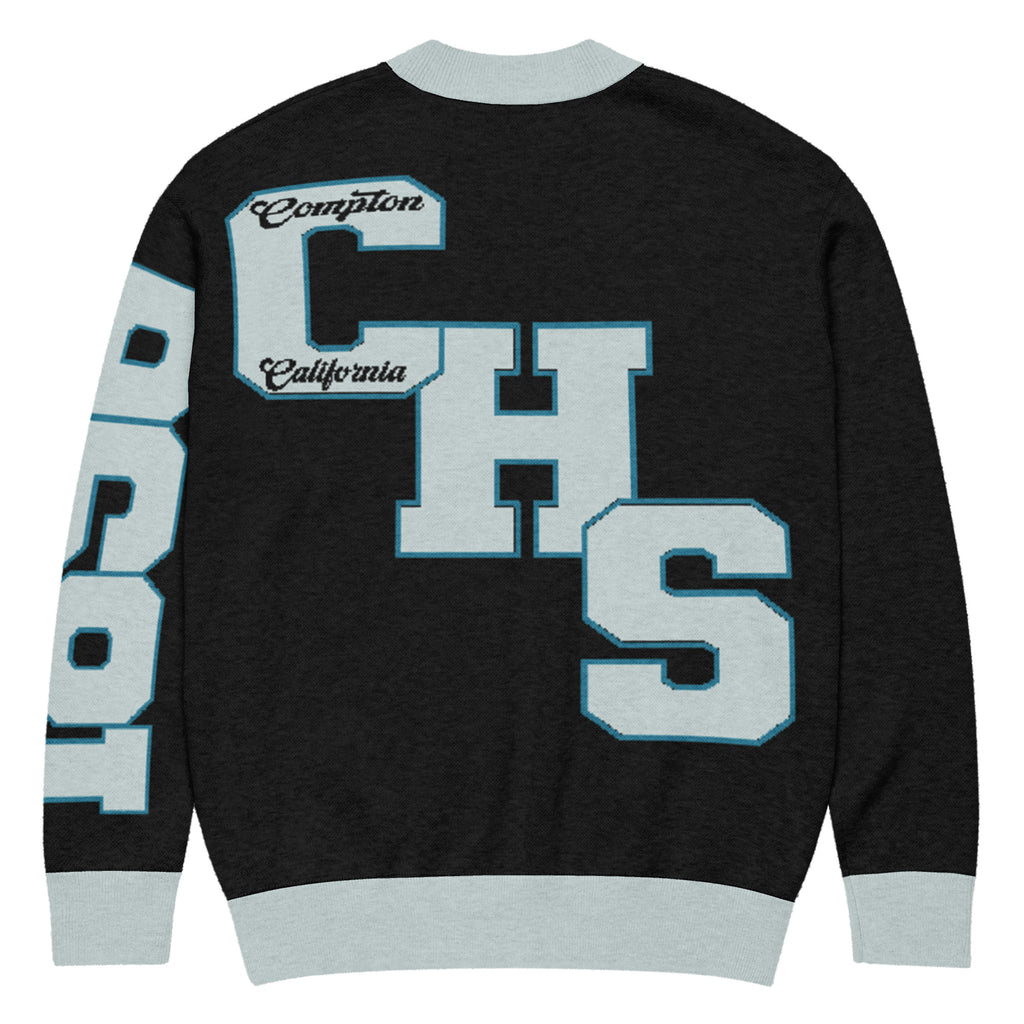 Compton High (CA) Letterman Knitted Cardigan