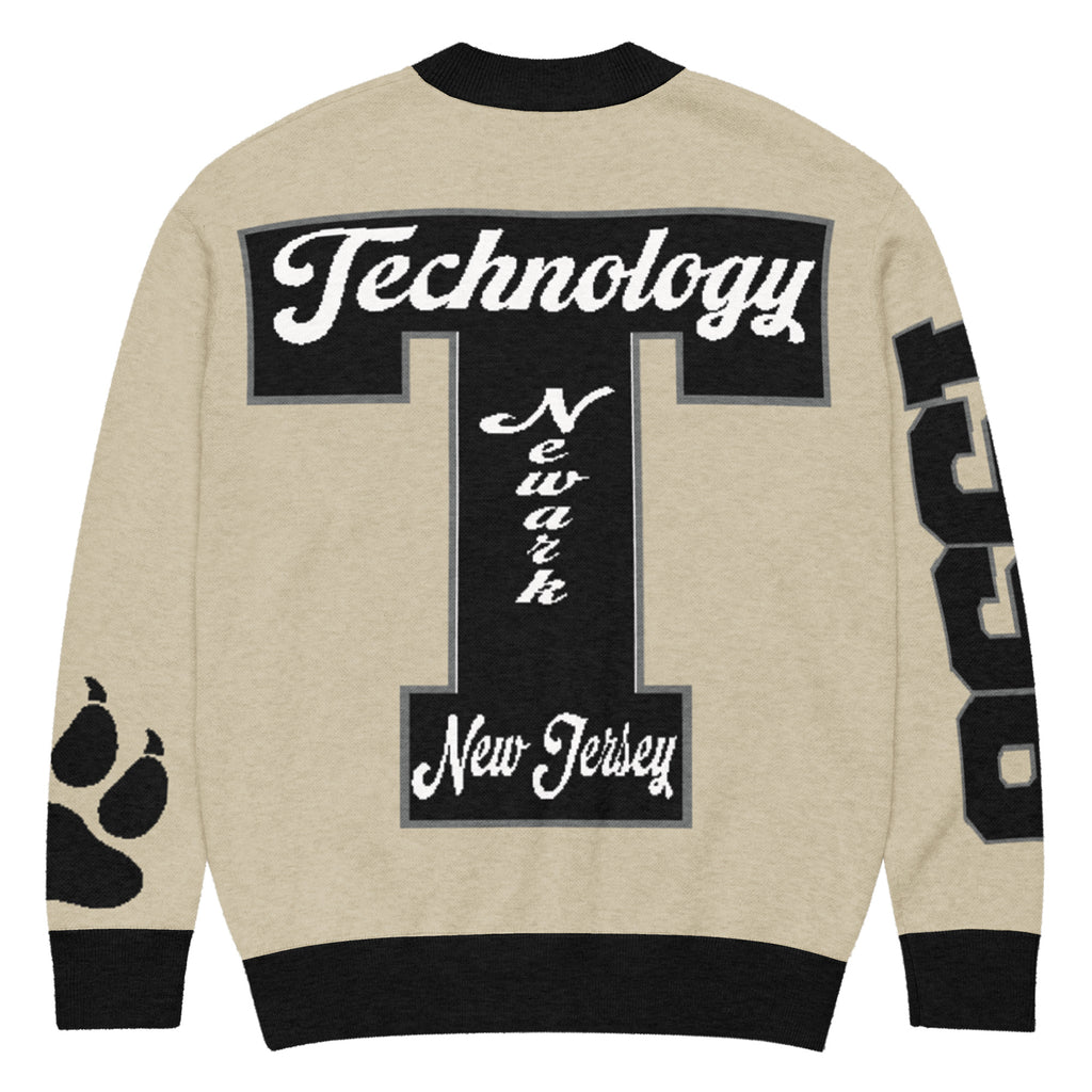 Technology High School (NJ) Letterman Knitted Cardigan