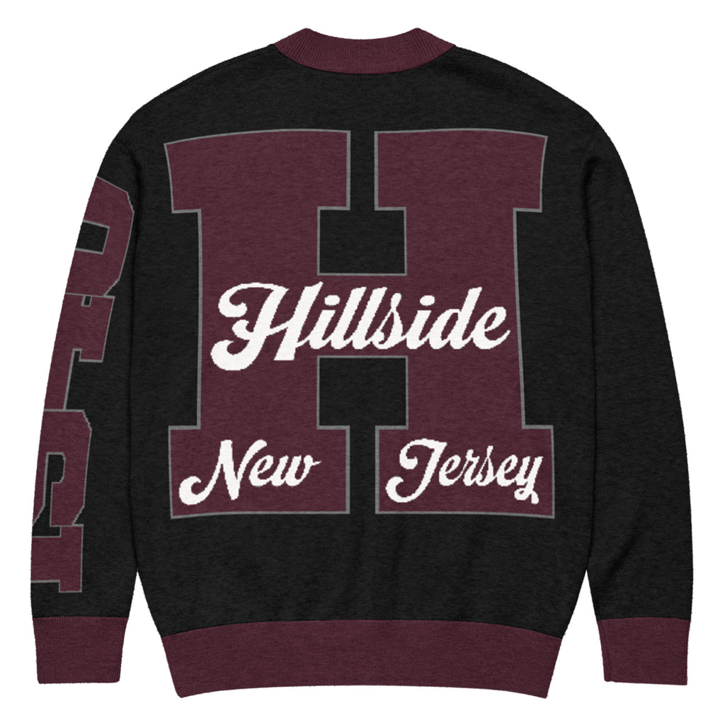 Hillside High (NJ) Letterman Knitted Cardigan