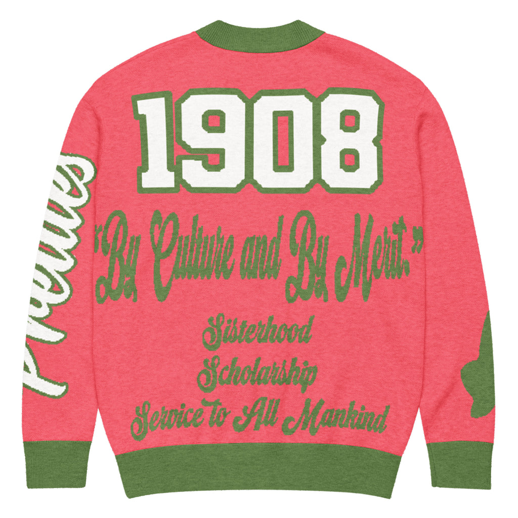 Alpha Kappa Alpha Knitted Cardigan