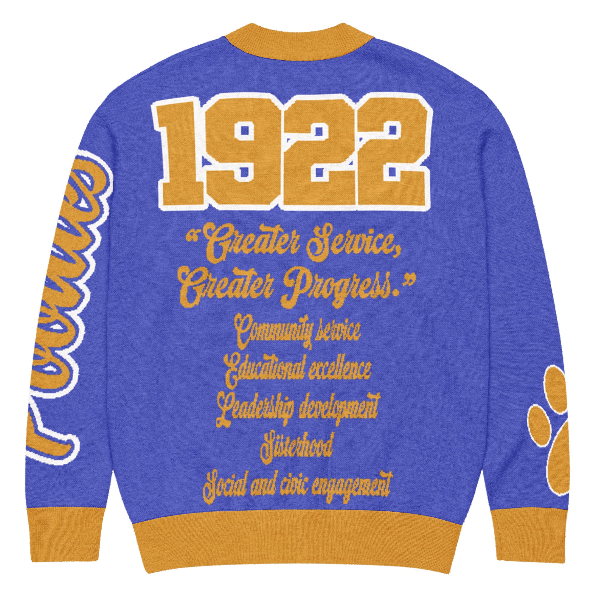 Sigma Gamma Rho Knitted Cardigan