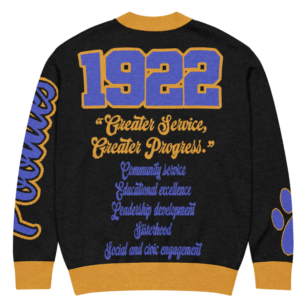 Sigma Gamma Rho Knitted Cardigan