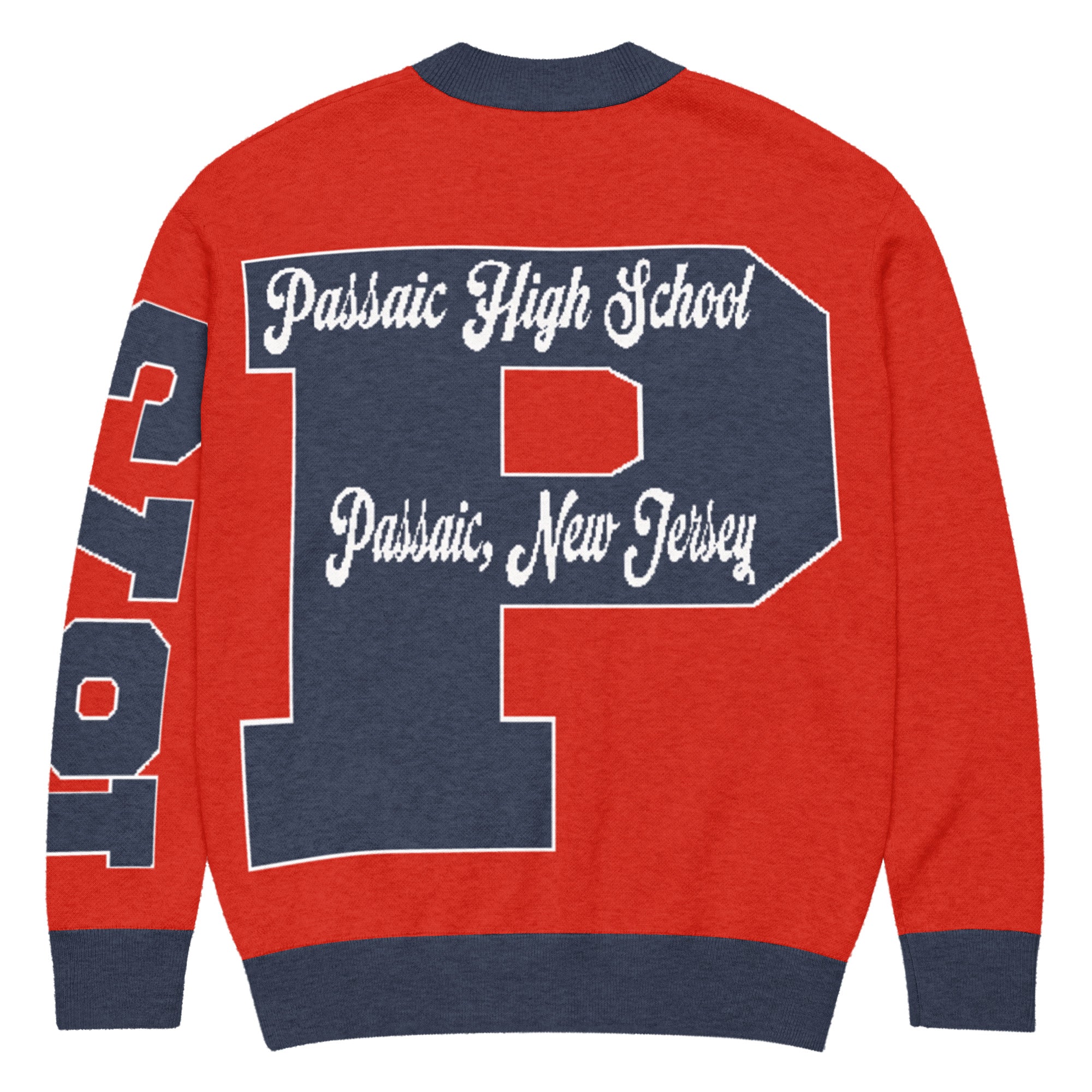 Passaic High School (NJ) Letterman Knitted Cardigan